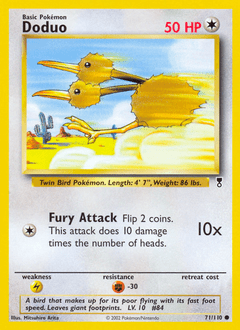 Doduo #71 from Legendary Collection