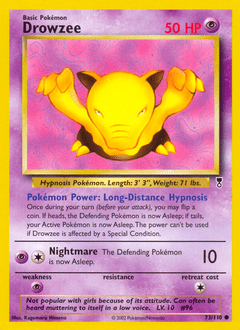 Drowzee #73 from Legendary Collection