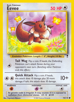 Eevee #74 from Legendary Collection