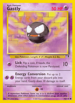 Gastly #76 from Legendary Collection