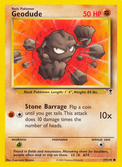 Geodude #77 from Legendary Collection