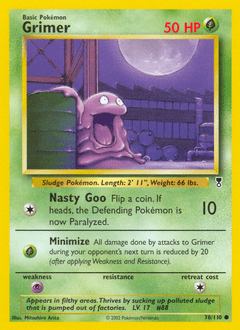Grimer #78 from Legendary Collection