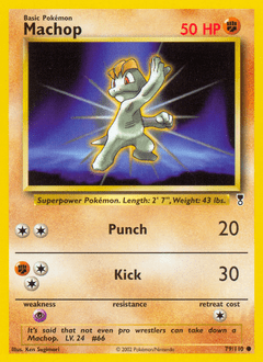 Machop #79 from Legendary Collection