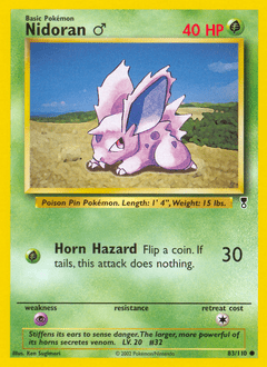 Nidoran♂ #83 from Legendary Collection