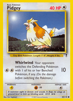 Pidgey #85 from Legendary Collection