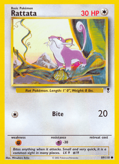Rattata #89 from Legendary Collection
