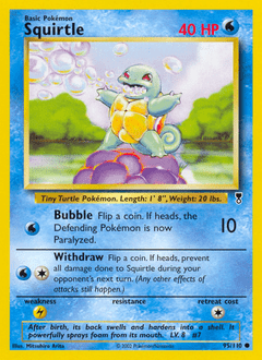 Squirtle #95 from Legendary Collection