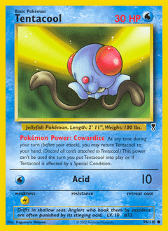 Tentacool #96 from Legendary Collection