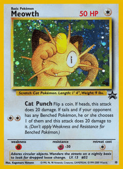 Meowth #10 from Wizards Black Star Promos