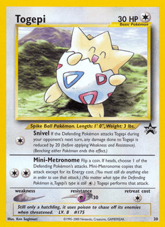 Togepi #30 by Ken Sugimori