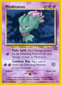 Misdreavus #39 from Wizards Black Star Promos
