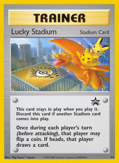 Lucky Stadium #41 from Wizards Black Star Promos