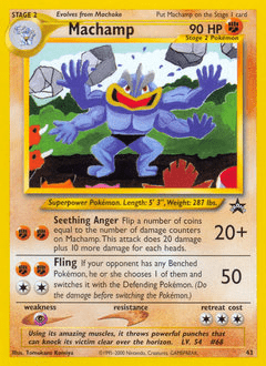 Machamp #43 from Wizards Black Star Promos