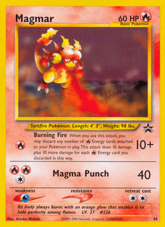 Magmar #44 from Wizards Black Star Promos