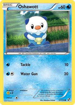 Oshawott #27 from Black & White