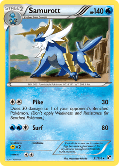 Samurott #31 from Black & White