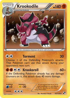 Krookodile #65 from Black & White