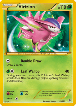 Virizion #103 from Plasma Blast