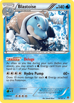Blastoise #16 from Plasma Blast
