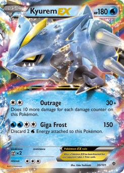 Kyurem-EX #30 from Plasma Blast