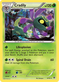 Cradily #4 from Plasma Blast