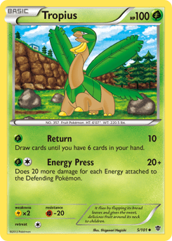 Tropius #5 from Plasma Blast