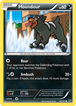 Houndour #55 from Plasma Blast