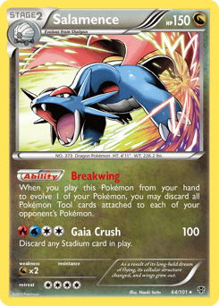 Salamence #64 from Plasma Blast