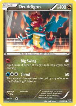 Druddigon #70 from Plasma Blast