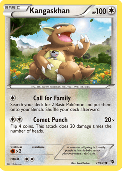 Kangaskhan #71 from Plasma Blast