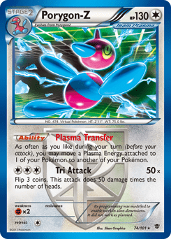Porygon-Z #74 from Plasma Blast