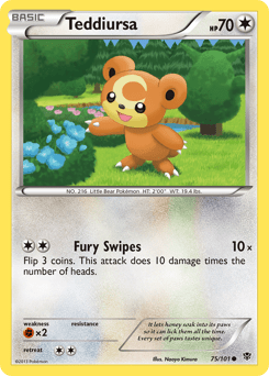 Teddiursa #75 from Plasma Blast