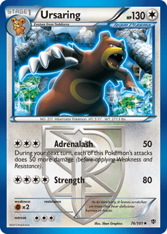 Ursaring #76 from Plasma Blast