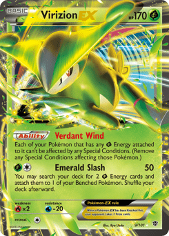 Virizion-EX #9 from Plasma Blast