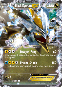 Black Kyurem-EX #100 from Legendary Treasures