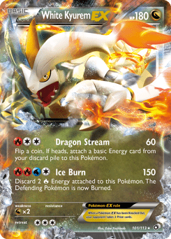 White Kyurem-EX #101 from Legendary Treasures