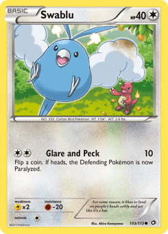 Swablu #103 from Legendary Treasures