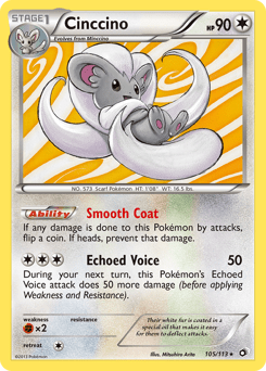 Cinccino #105 from Legendary Treasures