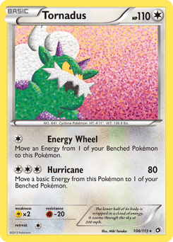 Tornadus #108 from Legendary Treasures