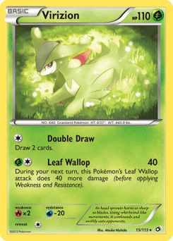 Virizion #15 from Legendary Treasures