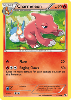 Charmeleon #18 from Legendary Treasures