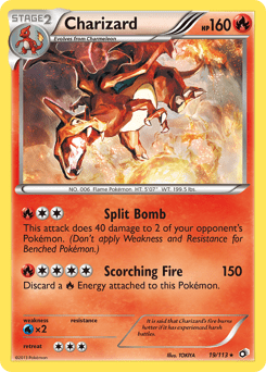 Charizard #19 from Legendary Treasures