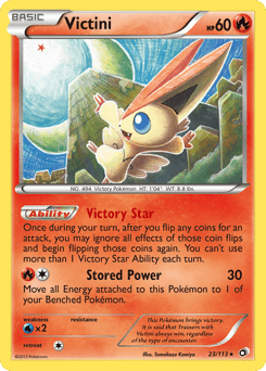 Victini #23 from Legendary Treasures