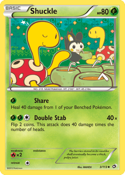 Shuckle #3 from Legendary Treasures