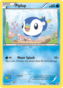 Piplup #33 from Legendary Treasures