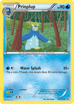 Prinplup #34 from Legendary Treasures