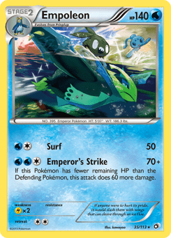Empoleon #35 from Legendary Treasures