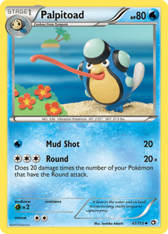 Palpitoad #41 from Legendary Treasures
