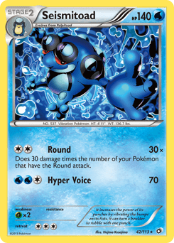 Seismitoad #42 from Legendary Treasures