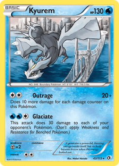 Kyurem #43 from Legendary Treasures